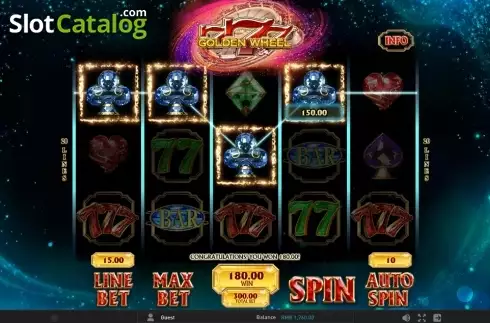Οθόνη 4. 777 Golden Wheel Κουλοχέρης