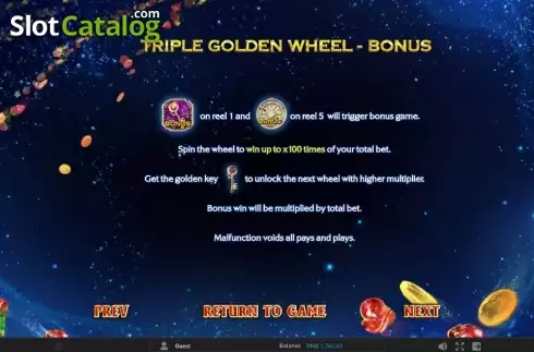 Πίνακας πληρωμών 3. 777 Golden Wheel Κουλοχέρης