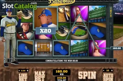 Οθόνη 2. Baseball Κουλοχέρης
