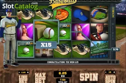 Οθόνη 4. Baseball Κουλοχέρης