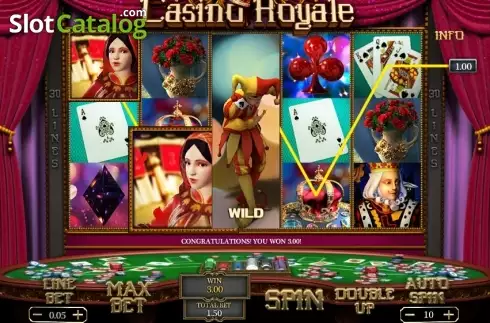 Οθόνη 2. Casino Royale (GamePlay) Κουλοχέρης