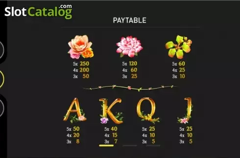 Πίνακας πληρωμών 1. Flora's Secret Κουλοχέρης