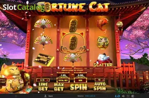 Οθόνη 1. Fortune Cat (GamePLay) Κουλοχέρης
