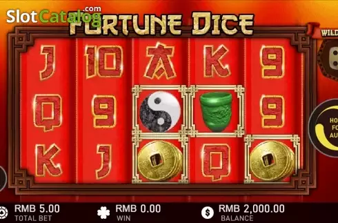 Οθόνη 1. Fortune Dice (GamePlay) Κουλοχέρης