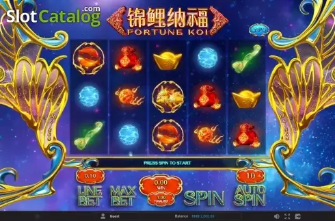 Οθόνη 1. Fortune Koi (GamePlay) Κουλοχέρης