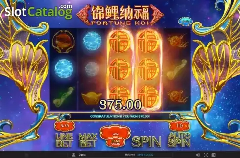 Οθόνη 6. Fortune Koi (GamePlay) Κουλοχέρης