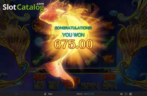 Οθόνη 7. Fortune Koi (GamePlay) Κουλοχέρης