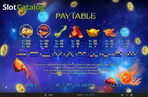 Πίνακας πληρωμών 1. Fortune Koi (GamePlay) Κουλοχέρης