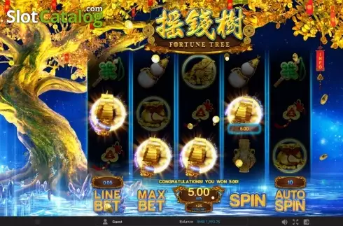 Οθόνη 2. Fortune Tree (GamePlay) Κουλοχέρης