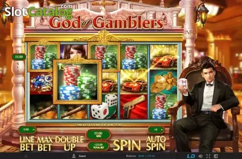 Οθόνη 2. God of Gamblers (GamePlay) Κουλοχέρης