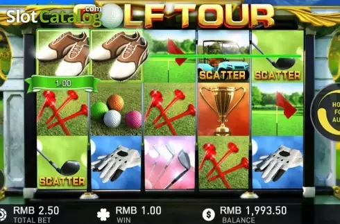 Οθόνη 2. Golf Tour Κουλοχέρης 