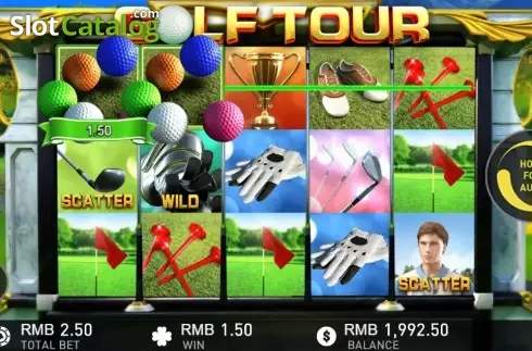 Οθόνη 3. Golf Tour Κουλοχέρης 