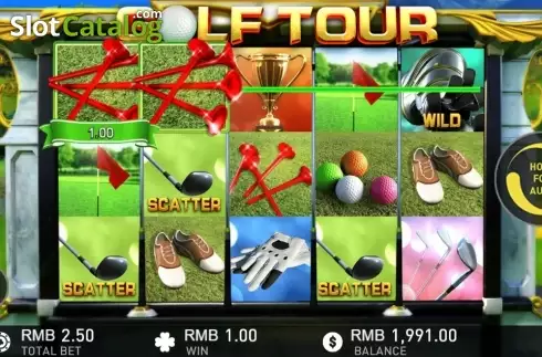 Οθόνη 4. Golf Tour Κουλοχέρης 