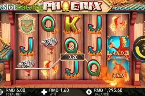 Οθόνη 1. Phoenix (GamePlay) Κουλοχέρης 