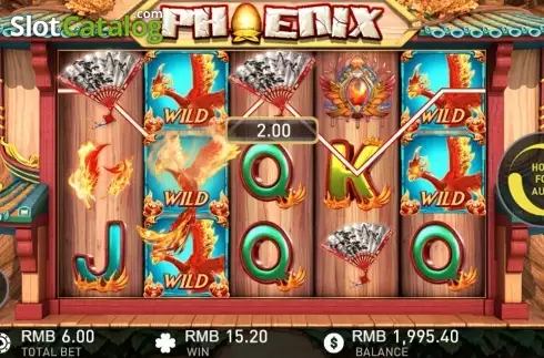 Οθόνη 4. Phoenix (GamePlay) Κουλοχέρης 