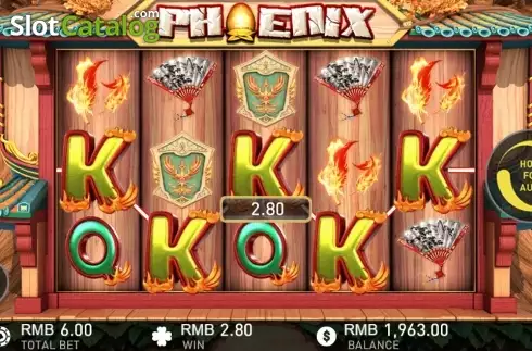 Οθόνη 5. Phoenix (GamePlay) Κουλοχέρης 