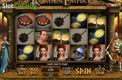 Οθόνη 1. Roman Empire (GamePlay) Κουλοχέρης