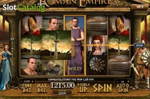Οθόνη 3. Roman Empire (GamePlay) Κουλοχέρης