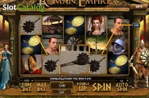Οθόνη 4. Roman Empire (GamePlay) Κουλοχέρης
