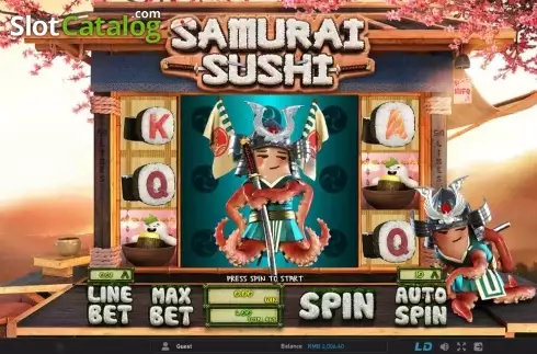 Οθόνη 4. Samurai Sushi Κουλοχέρης