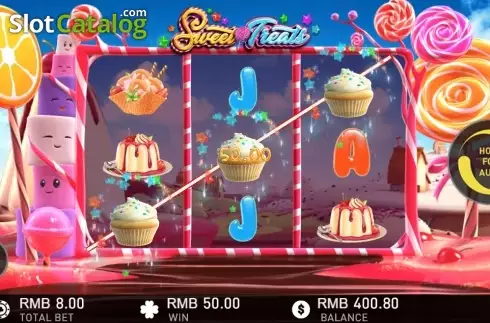 Οθόνη 2. Sweet Treats (GamePlay) Κουλοχέρης