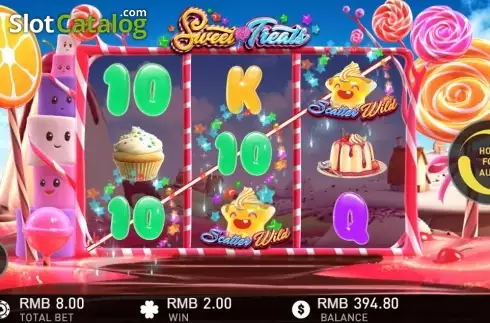 Οθόνη 3. Sweet Treats (GamePlay) Κουλοχέρης