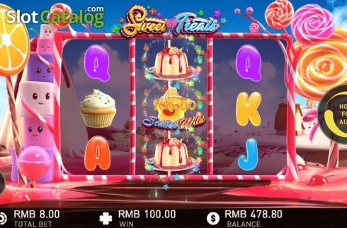 Οθόνη 4. Sweet Treats (GamePlay) Κουλοχέρης
