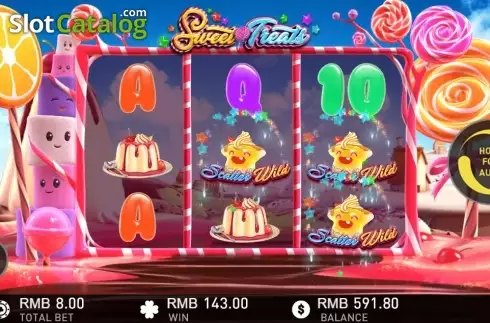 Οθόνη 7. Sweet Treats (GamePlay) Κουλοχέρης