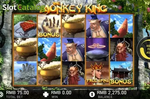 Οθόνη 1. The Monkey King (GamePlay) Κουλοχέρης