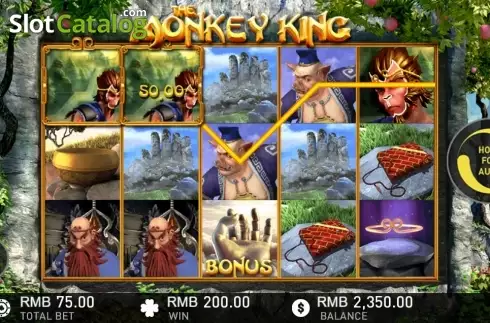 Οθόνη 3. The Monkey King (GamePlay) Κουλοχέρης