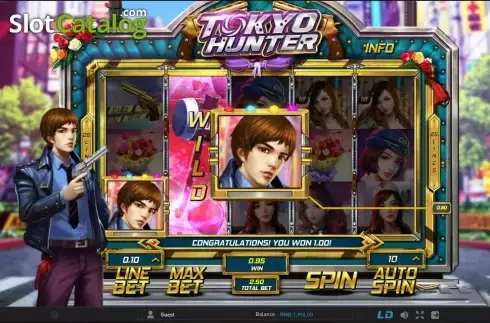 Οθόνη 2. Tokyo Hunter Κουλοχέρης