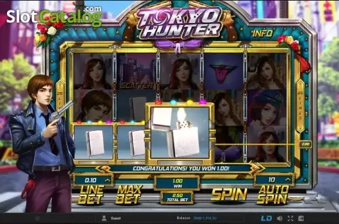Οθόνη 3. Tokyo Hunter Κουλοχέρης