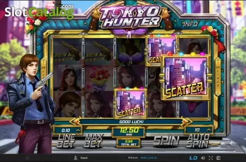 Οθόνη 4. Tokyo Hunter Κουλοχέρης