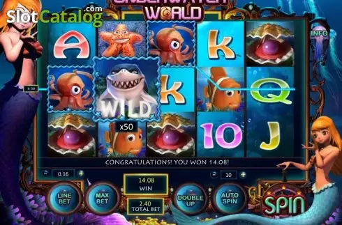 Οθόνη 3. Underwater World Κουλοχέρης