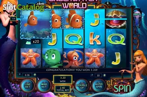 Οθόνη 4. Underwater World Κουλοχέρης