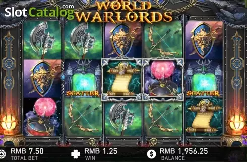 Οθόνη 8. World of Warlords Κουλοχέρης 