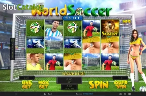 Οθόνη 1. World Soccer (GamePlay) Κουλοχέρης