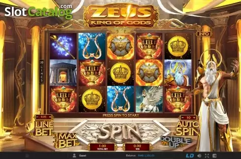 Οθόνη 1. Zeus King of Gods Κουλοχέρης