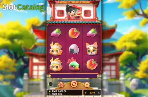 Οθόνη2. Momotaro Lucky Reels Κουλοχέρης