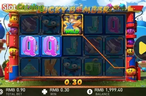 Οθόνη 3. Lucky Bomber Κουλοχέρης