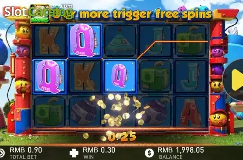 Οθόνη 4. Lucky Bomber Κουλοχέρης