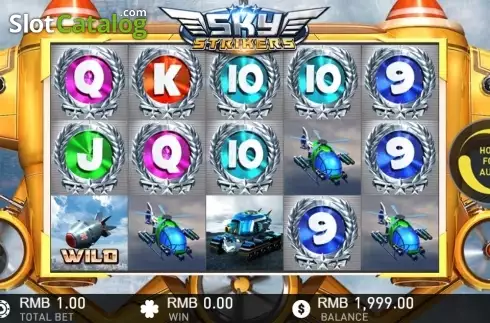 Οθόνη2. Sky Strikers Κουλοχέρης 