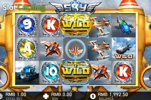 Οθόνη4. Sky Strikers Κουλοχέρης 