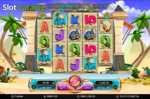 Οθόνη7. Genie's Luck Κουλοχέρης
