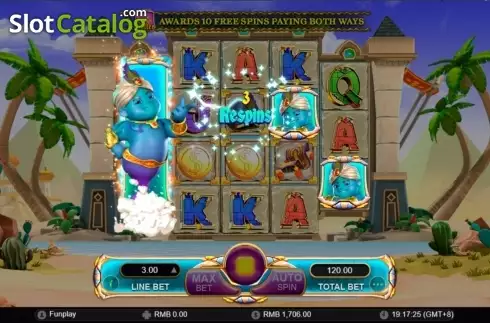 Οθόνη9. Genie's Luck Κουλοχέρης