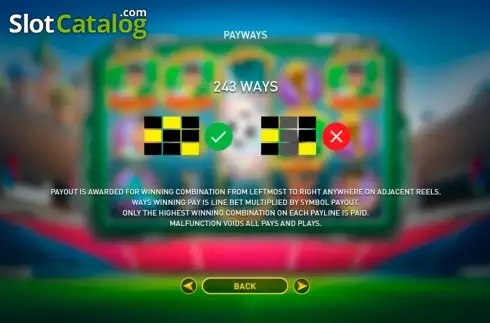 Οθόνη3. World Soccer Slot 2 Κουλοχέρης