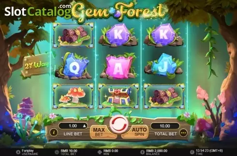 Οθόνη2. Gem Forest Κουλοχέρης