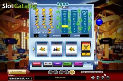 Οθόνη3. Aqua Slot Κουλοχέρης