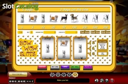 Οθόνη2. Bow Wow Slot Κουλοχέρης 