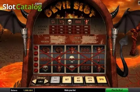 Οθόνη2. Devil Slot Κουλοχέρης